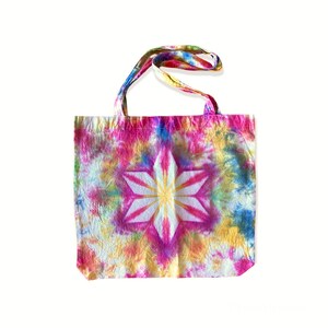 タイダイオーガニックヘンプバッグ  Hemp × Organic Cotton, Grocery Bag, Eco Bag, Market Bag, Shopping Bag MEDIUM, Made in Canada