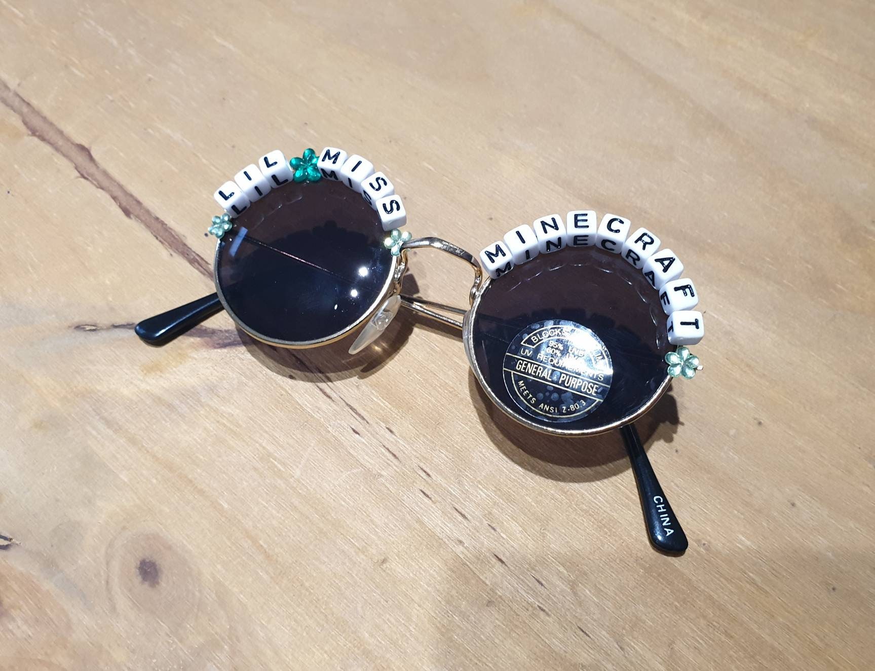 de soleil personnalisées pour enfants Minecraft Etsy