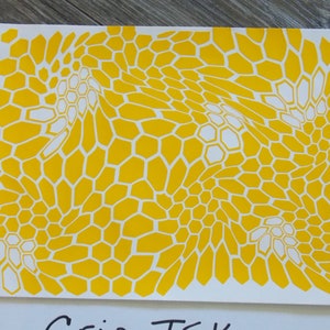 Kryptek ( Crip Tek ) High Heat Vinyl Stencil 12&quot; x 8&quot; Avery® SF 100-235-S High Bake Yellow Vinyl for Cerakote DuraCoat ect.