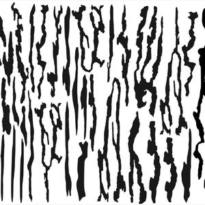 Bottomland ( Blob and Lines ) High Heat Vinyl Stencil 12&quot; x 8&quot; Avery® SF 100-235-S High Bake Yellow Vinyl for Cerakote DuraCoat  ect.
