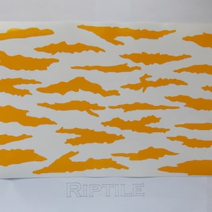 Riptile     High Heat Vinyl Stencil 12&quot; x 8&quot; Avery® SF 100-235-S High Bake Yellow Vinyl for Cerakote DuraCoat  ect.
