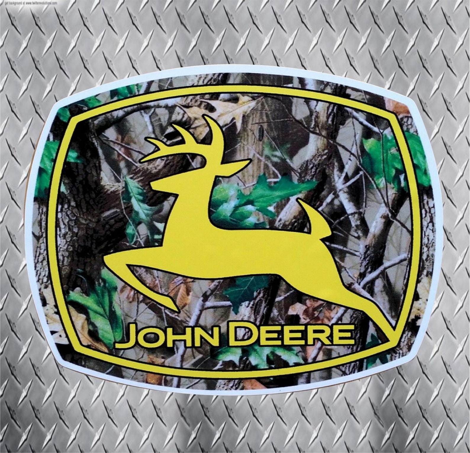 Camo John Deere Vinyl Decal Sticker Etsy