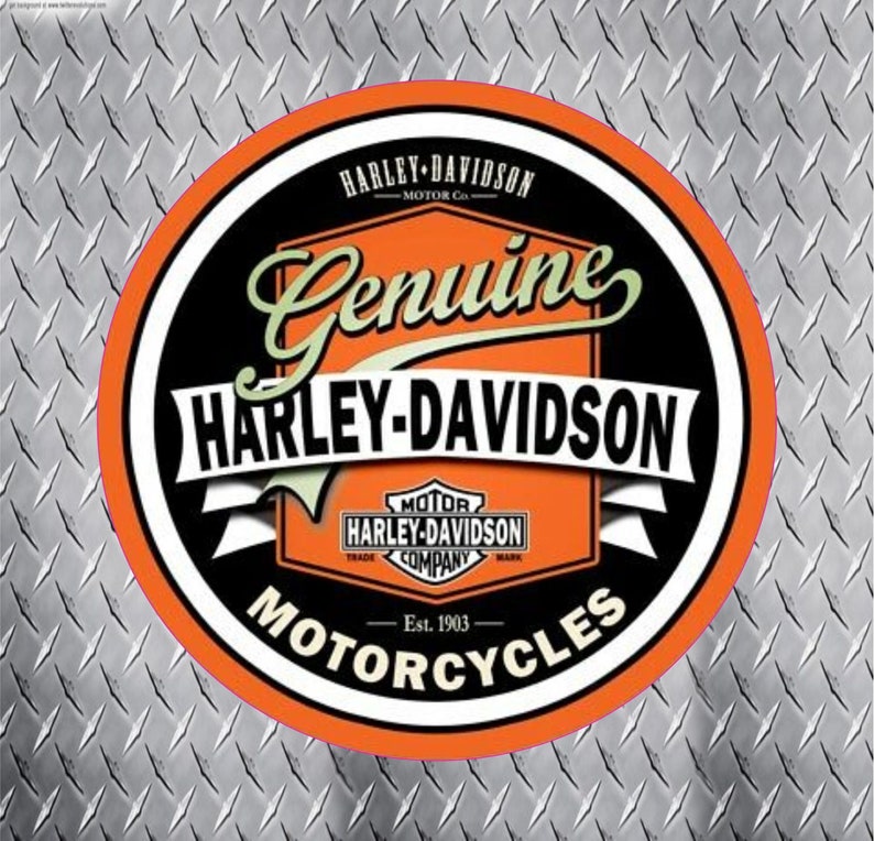 Genuine Harley Davidson Vinyl Decal Sticker Etsy