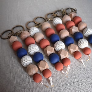 Bridesmaid Gift Keychain | Statement Piece | Custom | Wedding Colors