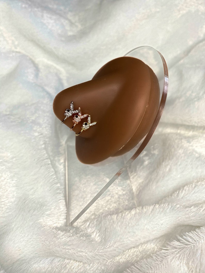 Playboy Bunny Nose Cuff No Piercing Needed nose Ring Nose Etsy Australia
