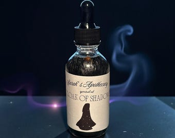 Olio protettivo Mantello d'Ombre – Potente olio rituale per proteggere, allontanare e schermare • Profumo per incantesimi di stregoneria • Cura spirituale del corpo