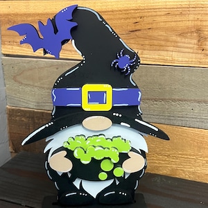Halloween Witch Gnome