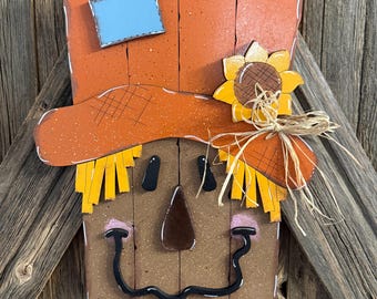 Fall Scarecrow Decor: 16" Tall