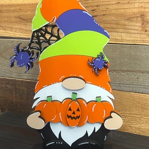 Halloween Pumpkin Gnome