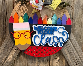 welcome to our class sign