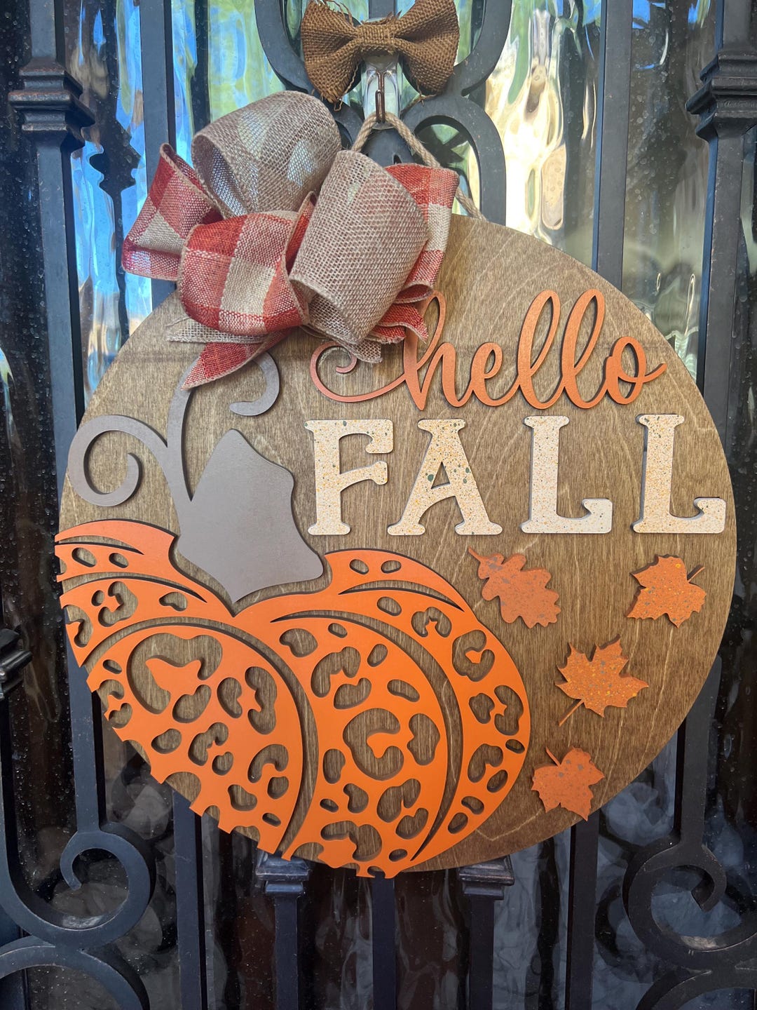 Hello Fall Sign - Etsy