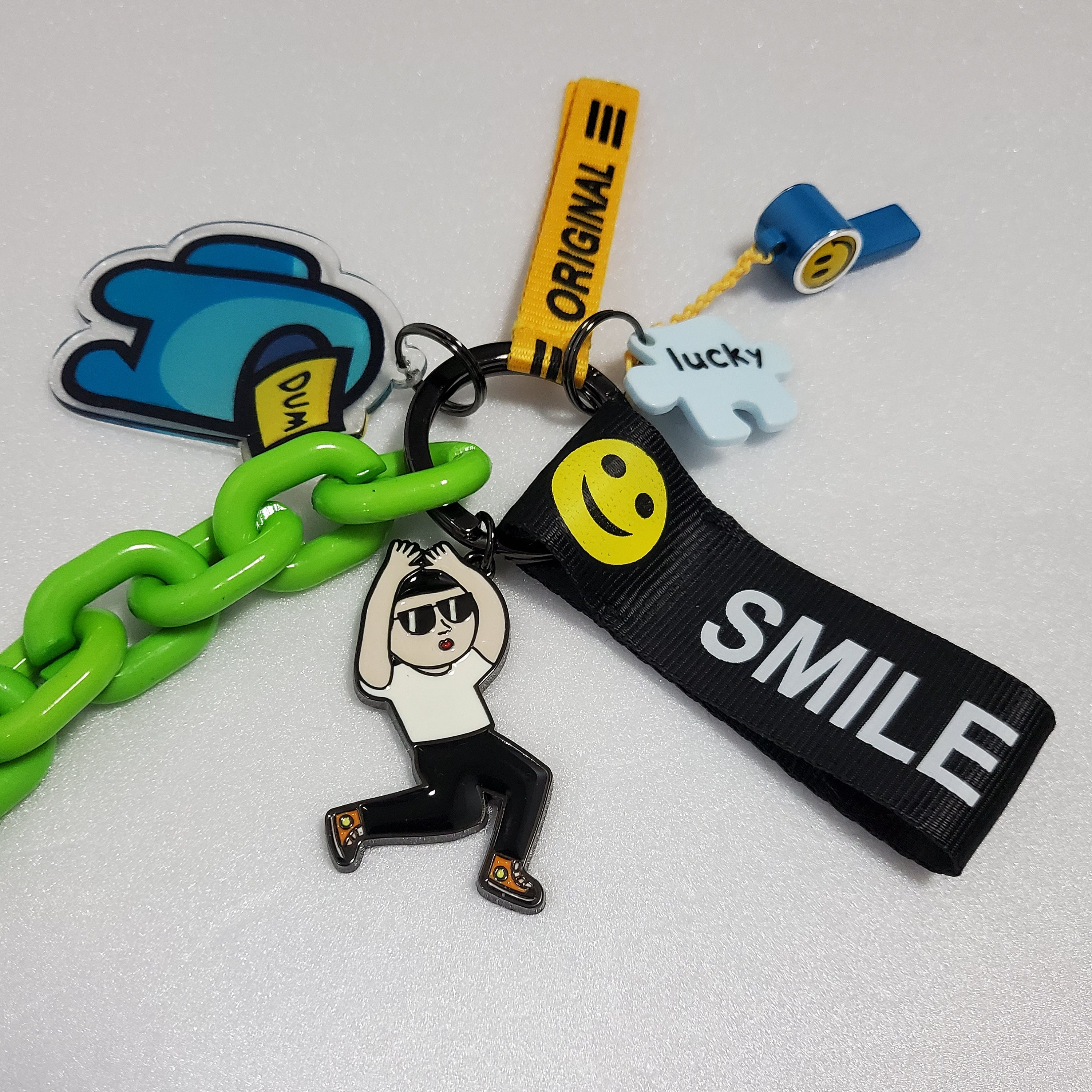 Funny Character Pendant Key Chain Key Ring Holder Car Key Etsy