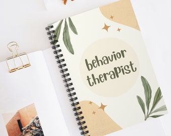 Verhaltenstherapeut Notizbuch | ABA Notizhefte | Verhaltensanalyst Geschenk | Verhaltensanalyse | Verhaltenstechniker Geschenk | Therapeut | ABA Geschenk
