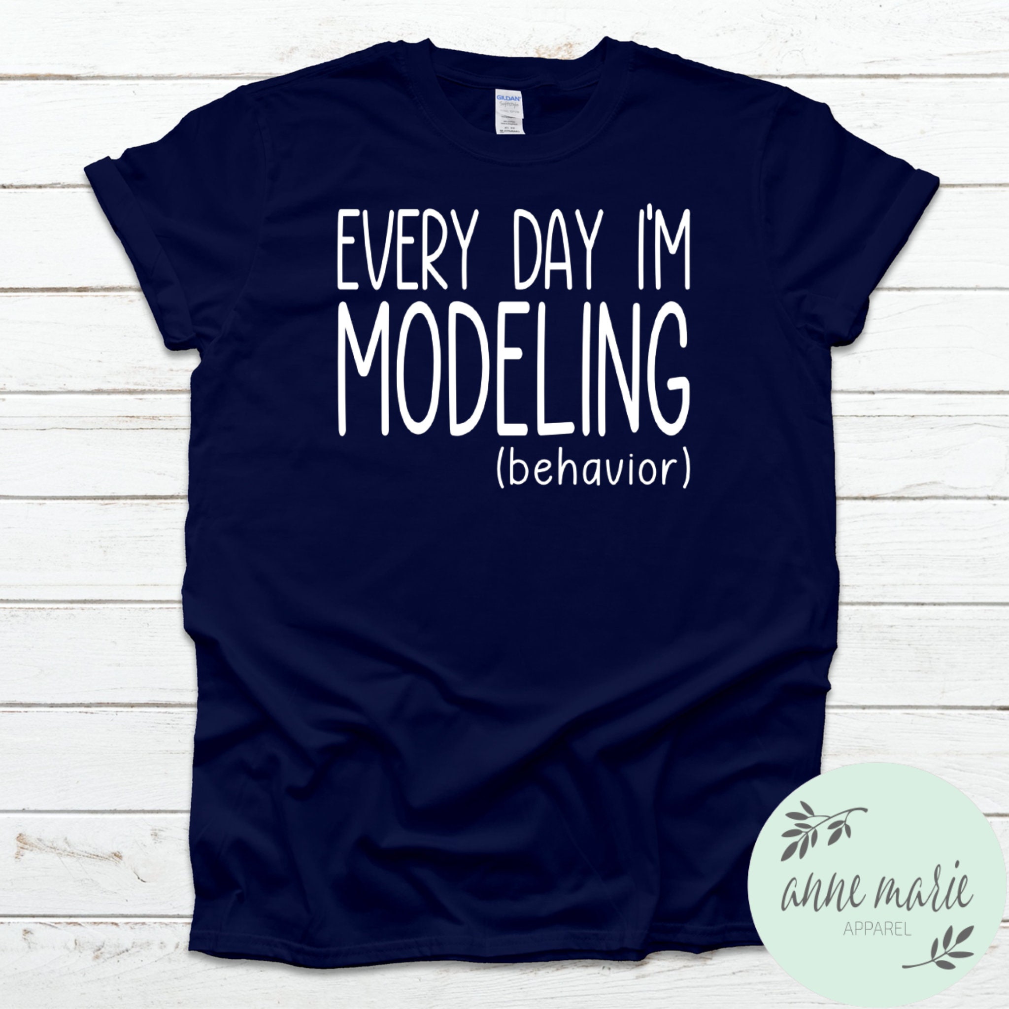Modeling Behavior Shirt Applied Behavior Analysis ABA - Etsy