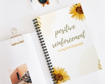 Positive Verstärkung | R+ Notizhefte | Verhaltensanalyst Geschenk | Verhaltensanalyse | Verhaltenstechniker Geschenk | Therapeut | ABA Geschenk