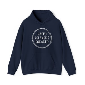 Happy Relaxed Engaged #2 Hooded Sweatshirt | HRE Hoodie | ABA Hoodie | Behavior Technician Hoodie | Behavior Analyst Hoodie image 7