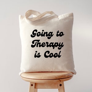 Andare in terapia è divertente Tote Bag / Diffondere gentilezza / Consapevolezza dell'autismo / Analisi del comportamento / aba / slp / ot / Educazione speciale / Para