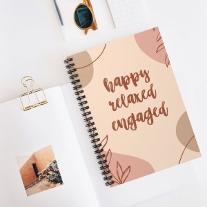 Happy Relaxed Engaged | HRE | ABA Notebooks | Behavior Analyst Gift | Behavior Analysis | Behavior Technician Gift | Therapist | ABA Gift