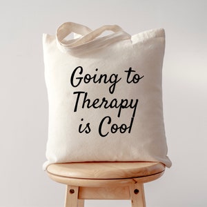 Andare in terapia è divertente # 3 Tote Bag / Diffondere gentilezza / Consapevolezza dell'autismo / Analisi del comportamento / aba / slp / ot / Educazione speciale / Para