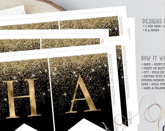 Pastel and Gold Foiled Happy Birthday Banner – Olive & Hare: Home to  Toronto's Partyware and Decor