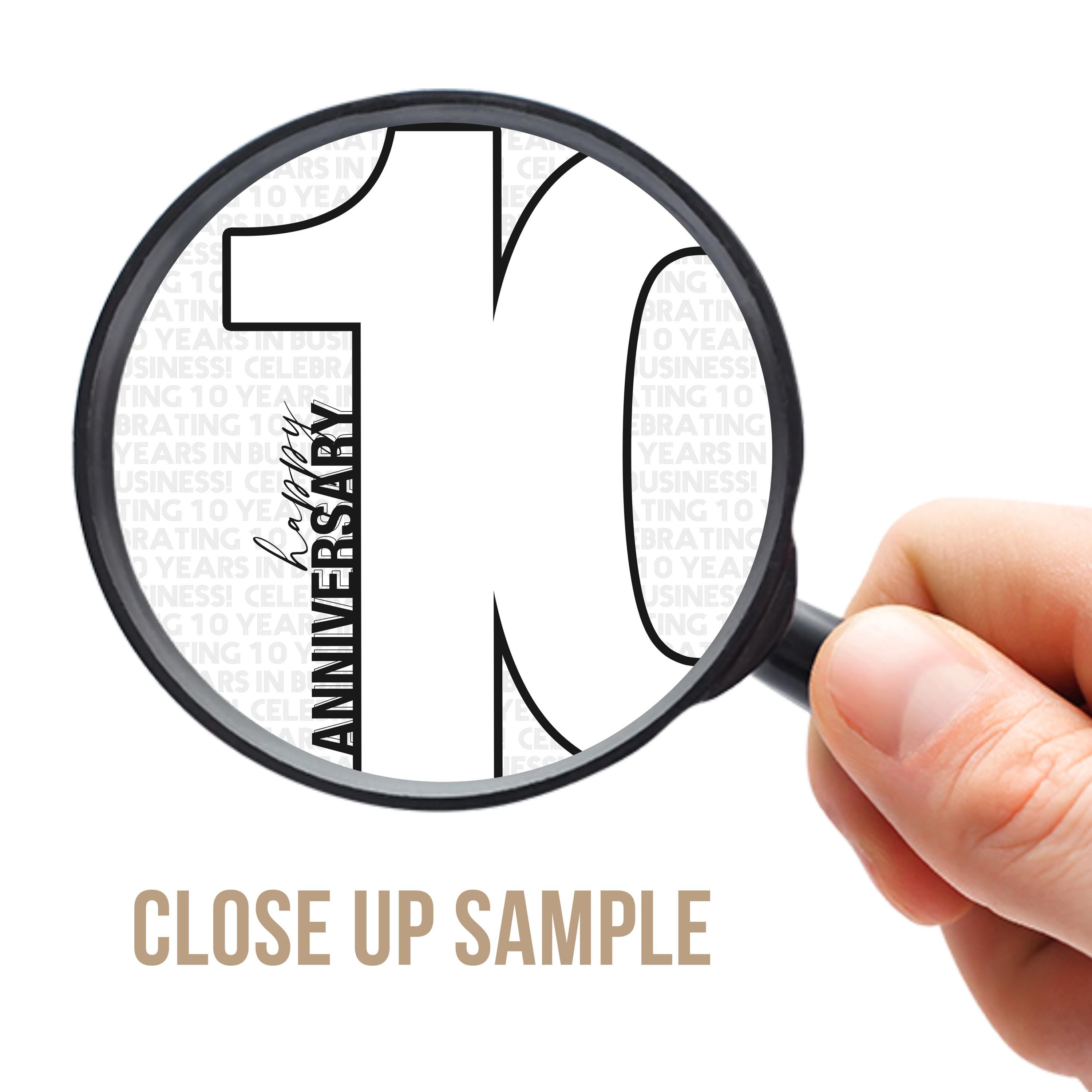 10 Years in Business Message Board | Company Milestone Happy 10th
