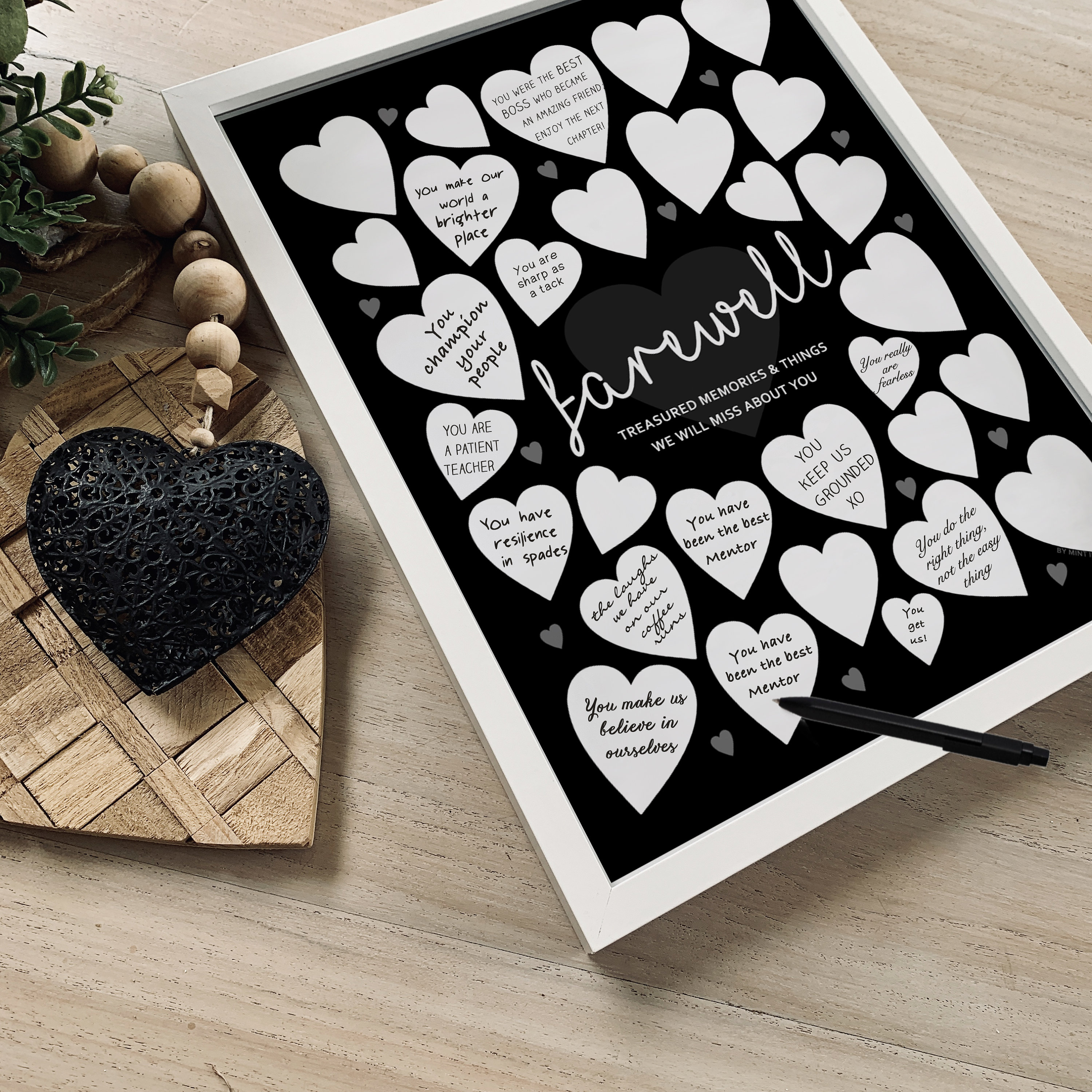 Farewell Gift for Employee Leaving Treasured Memories and Etsy