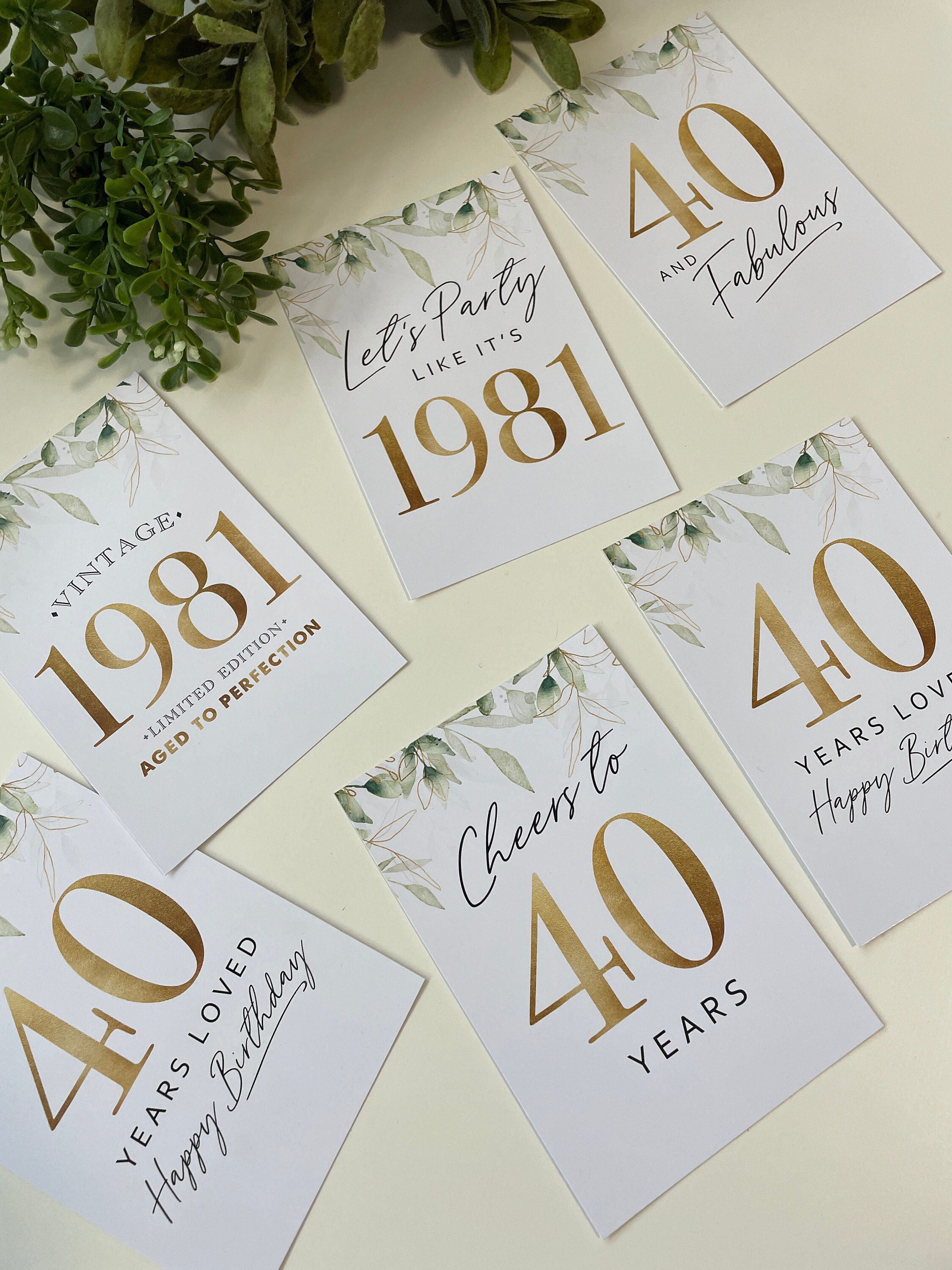 Greenery 30th Birthday Decorations Printable 30 Birthday - Etsy