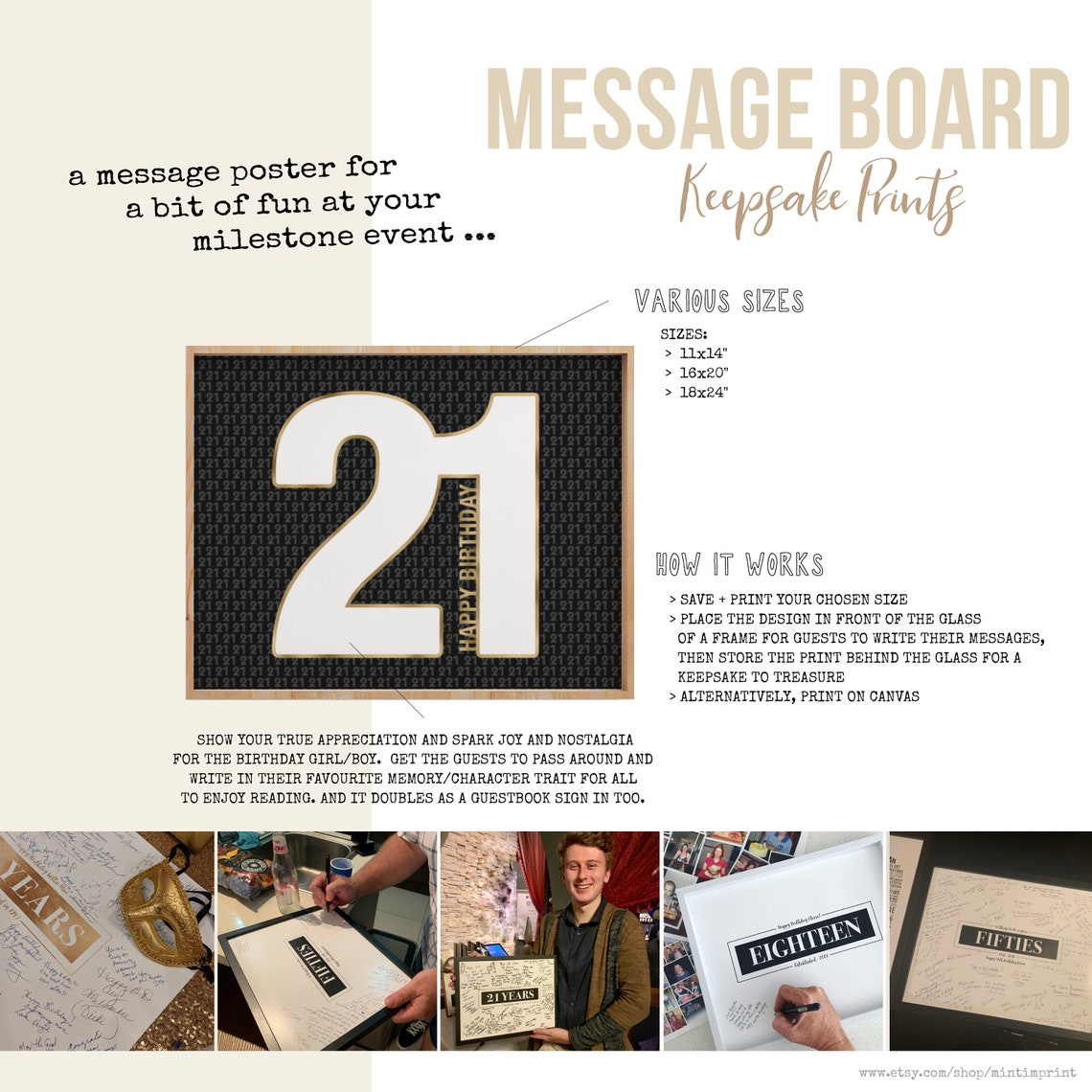 21st Birthday Signature Number 21 Shape Poster Printable - Etsy Australia