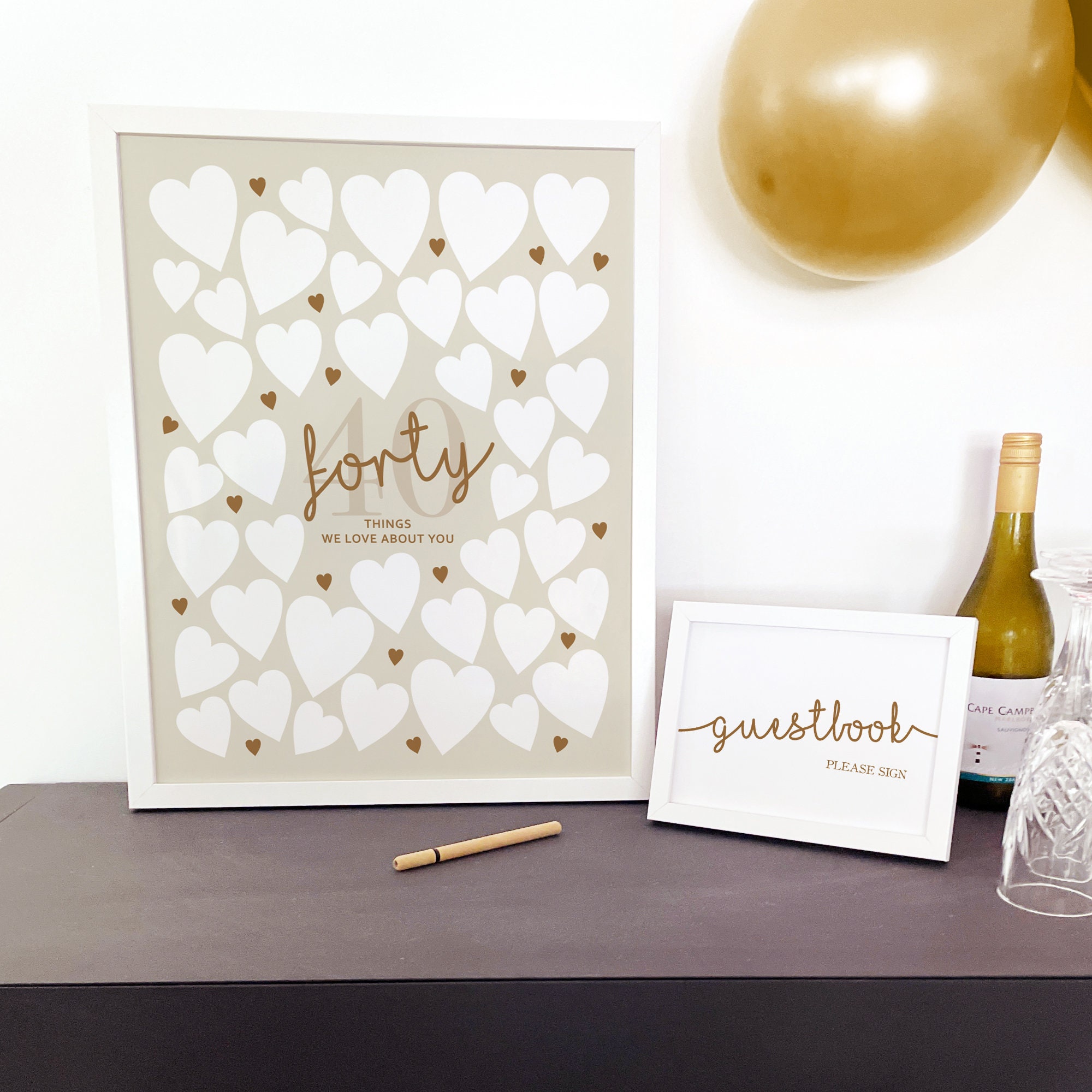 Metallic Sharpies for guests to write on wine bottle with leaving advice or  well wishes to new couple I have …