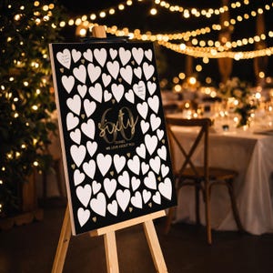 60 Things We Love About You Printable, Black Gold Decorations for Men's 60th Birthday, Sign In Signature Frame Sixty Reasons Why Poster