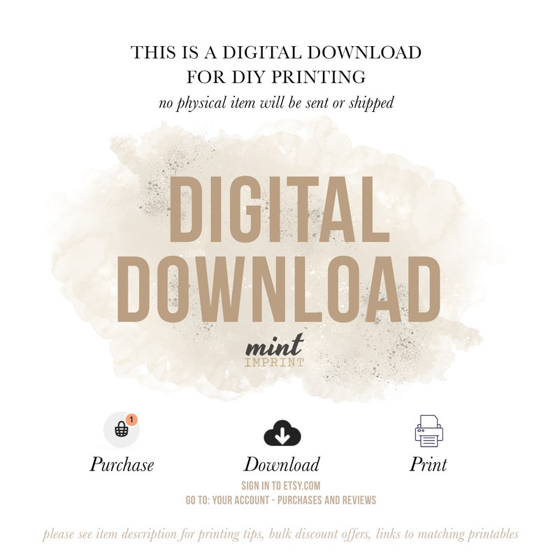 Rose Gold 30th Birthday Sign in Printable Message Board, DIY Party