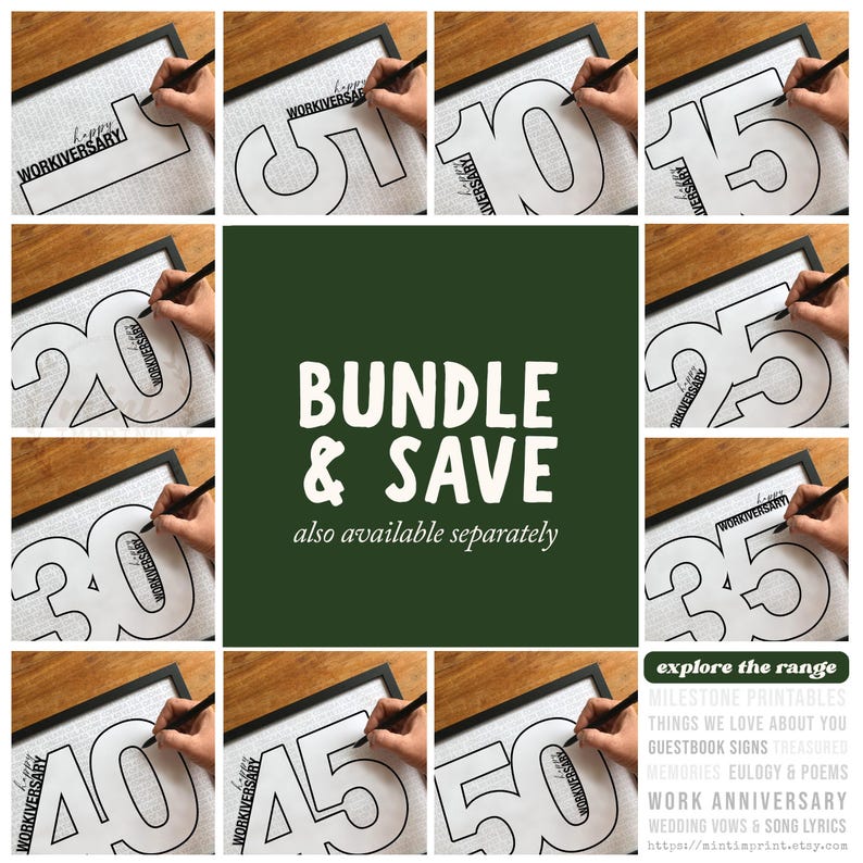 2nd Work Anniversary Card Alternative | 2 Years Service | Happy ...