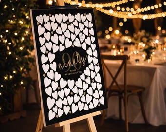 90 Things We Love About You Printable Black Gold Decorations for Men's 90th Birthday Sign In Signature Frame Ninety Reasons Why Poster