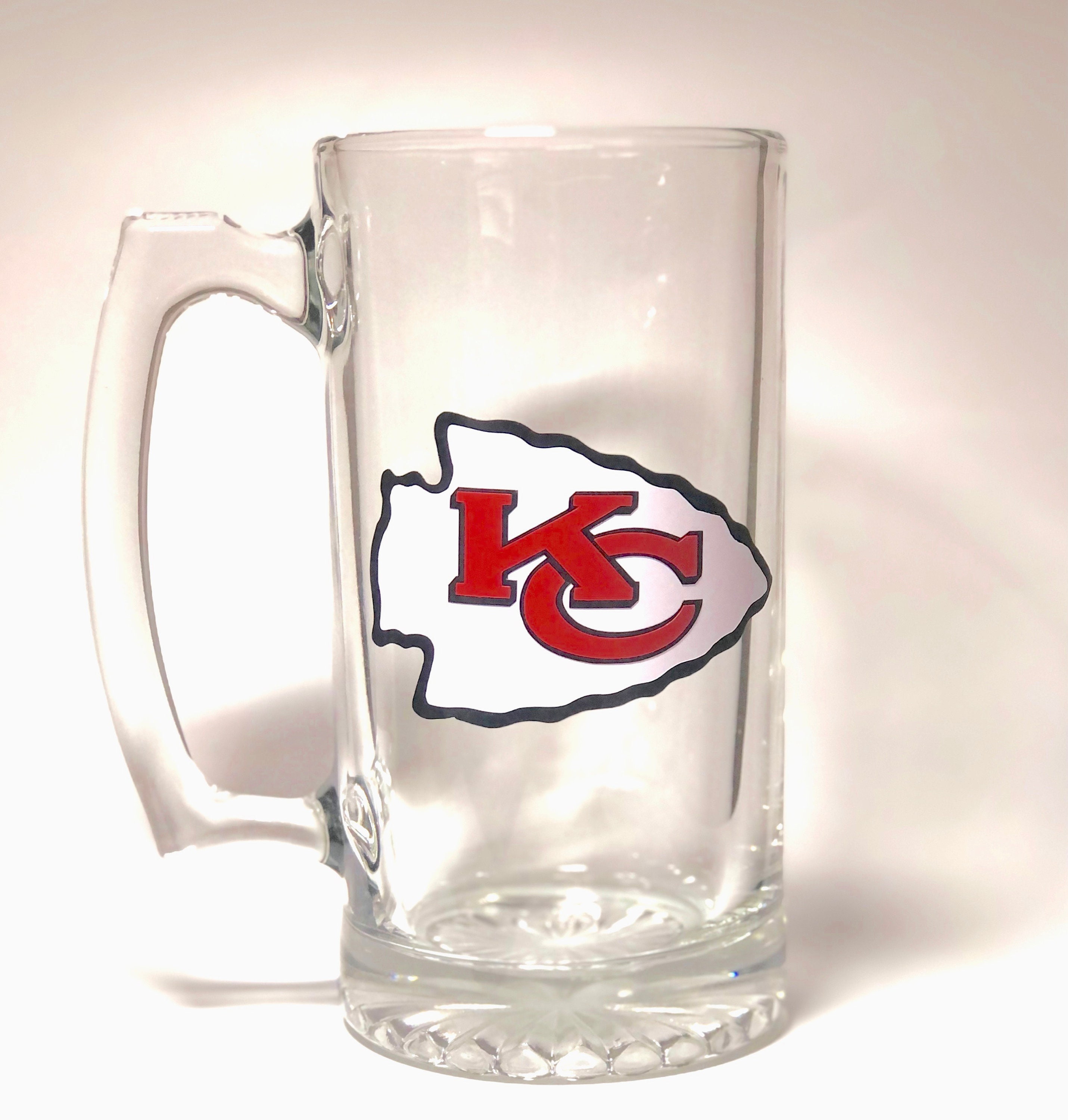 Custom Kansas City Chiefs 26.5 oz Football Beer Mug Etsy