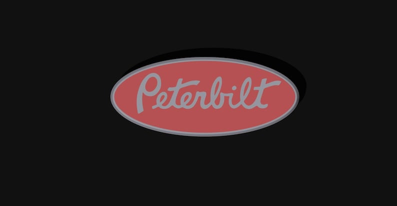 Peterbilt Hood Emblem/badge 3D Print STL File - Etsy Canada