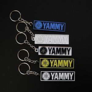 Yamaha Sleutelhanger - Yamaha Sleutelhanger - Yamaha - Yammy - Cadeaus voor hem - Cadeaus voor haar - 3D Geprinte Sleutelhanger
