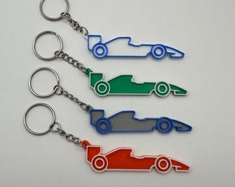 F1 Schlüsselanhänger - F1 Keyring - F1 - Formel 1 - Geschenke für Ihn - Geschenke für Sie - 3D Gedruckter Schlüsselanhänger