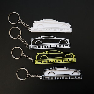 Camaro Keychain - Camaro Keyring - Gifts for him - Gifts for her - 3D Printed Keychain