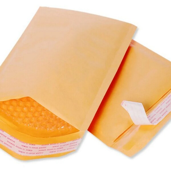 Kraft #0 Bubble Mailer, 4 » x 7 », Pack de 8, livraison gratuite au Canada