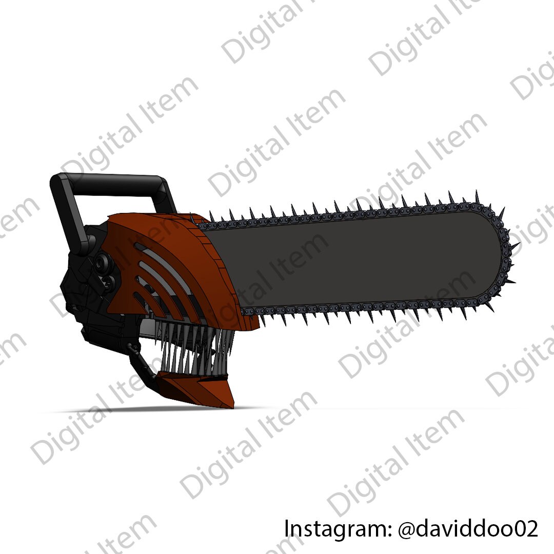 Chainsaw Man HELMET Archivos de impresión 3D STL Etsy México