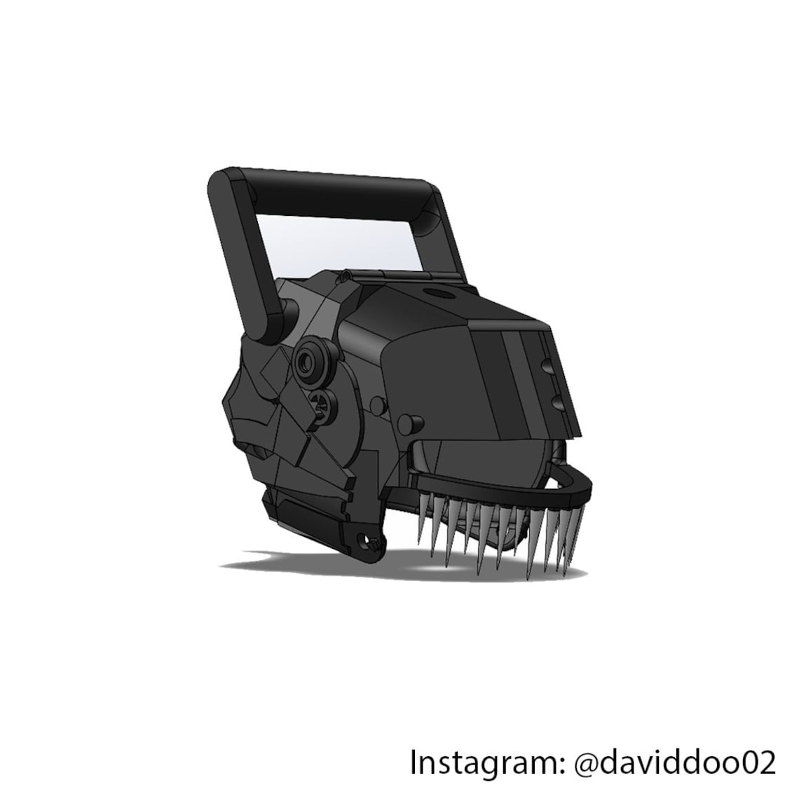 Chainsaw Man Helmet 3D printing files STL Etsy