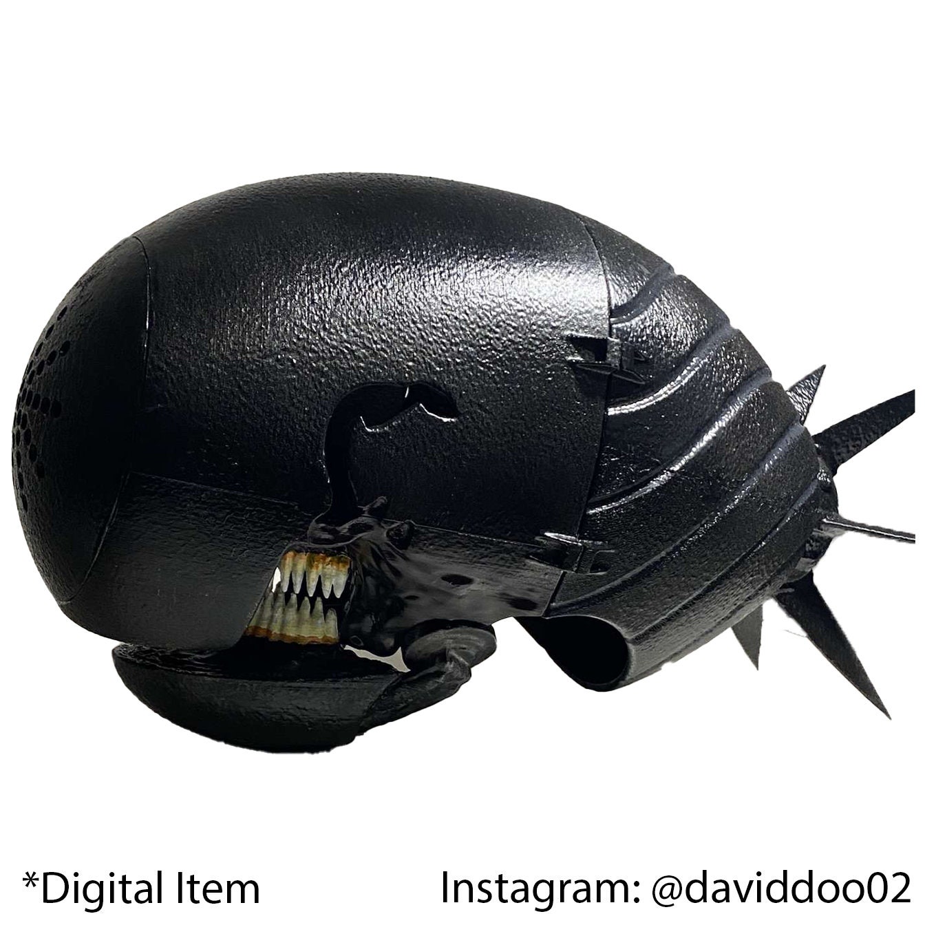 Chainsaw Man Bomb Devil Helmet 3D Printing Files STL Etsy Canada