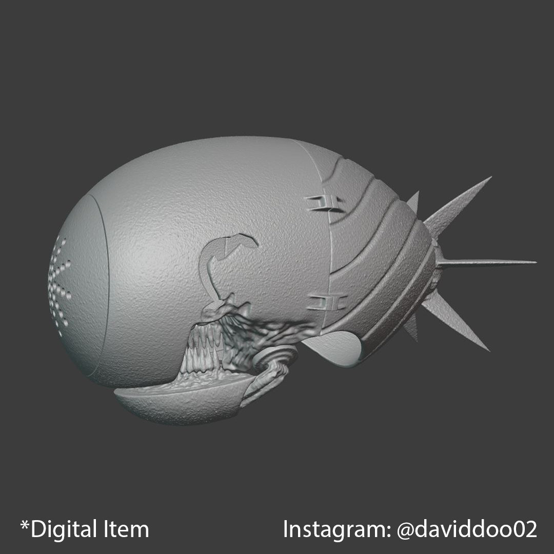 Chainsaw Man Bomb Devil Helmet 3D Printing Files STL Etsy Canada