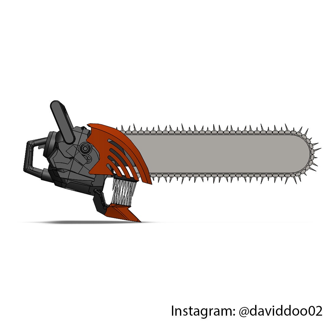 Chainsaw Man Helmet 3D printing files STL Etsy