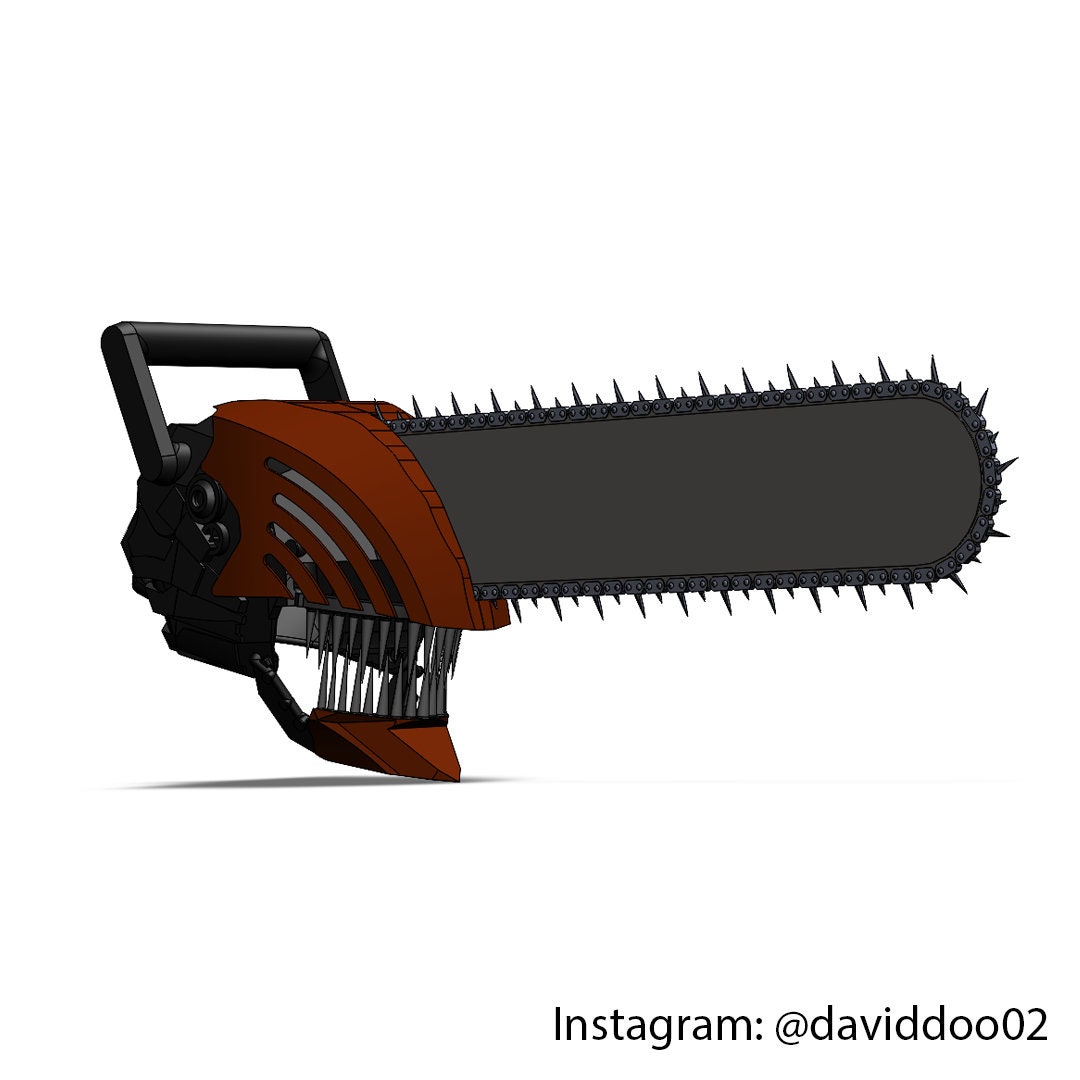 FULL SET Chainsaw Man Helmet Arms 3D printing files STL Etsy