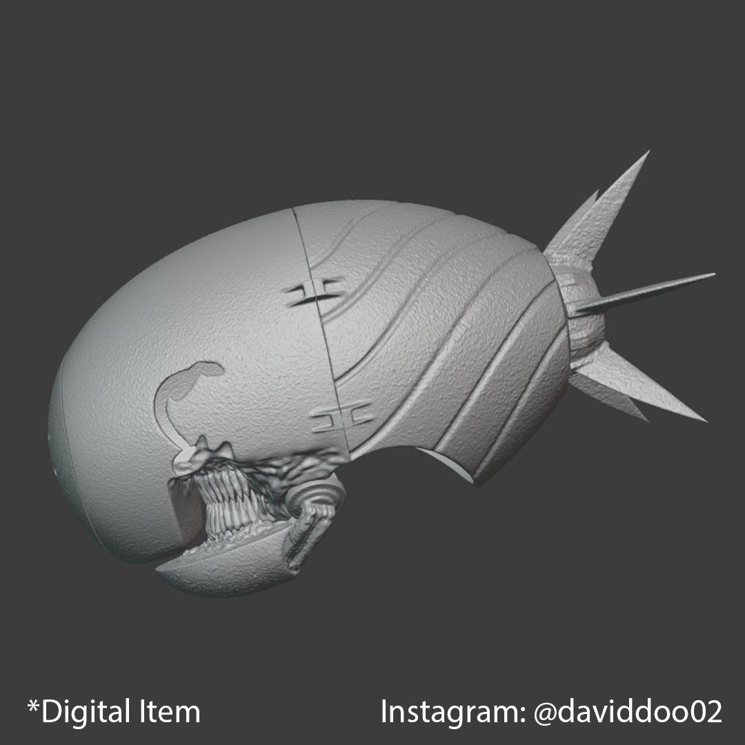 Chainsaw Man Bomb Devil Helmet 3D Printing Files STL Etsy Canada