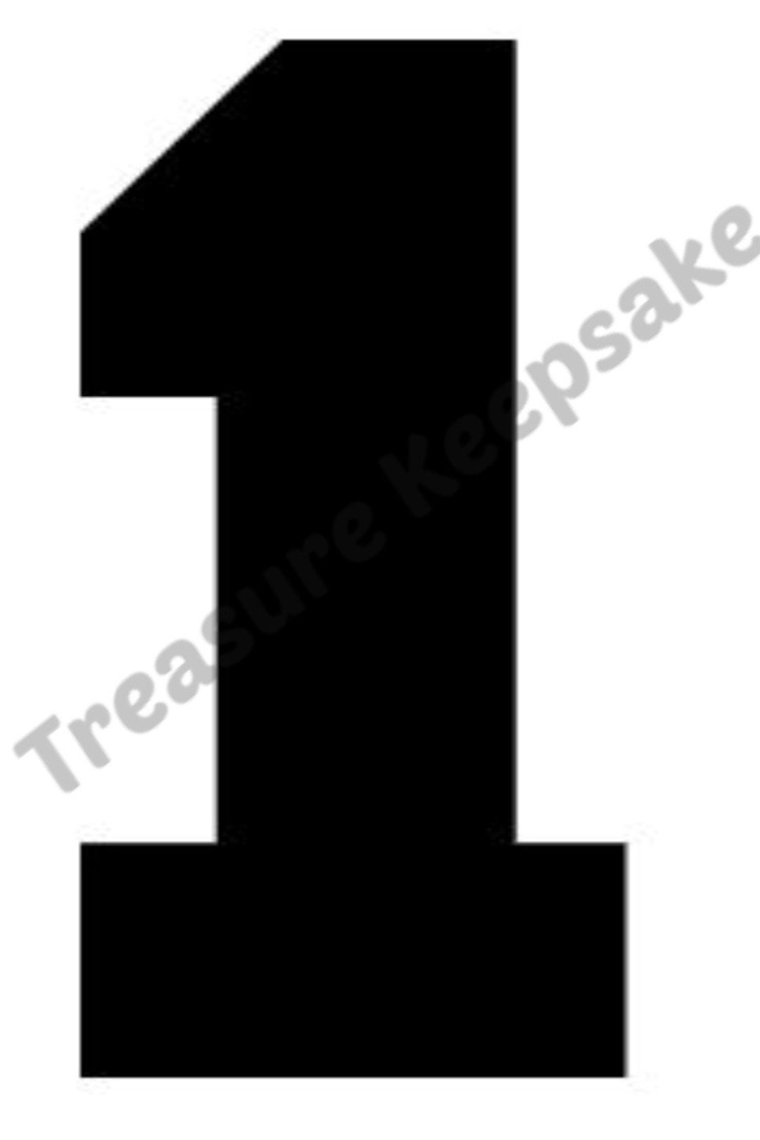 4ft Number 3 Template Digital Download Template PDF Files Instant Download  Large Foam Numbers 