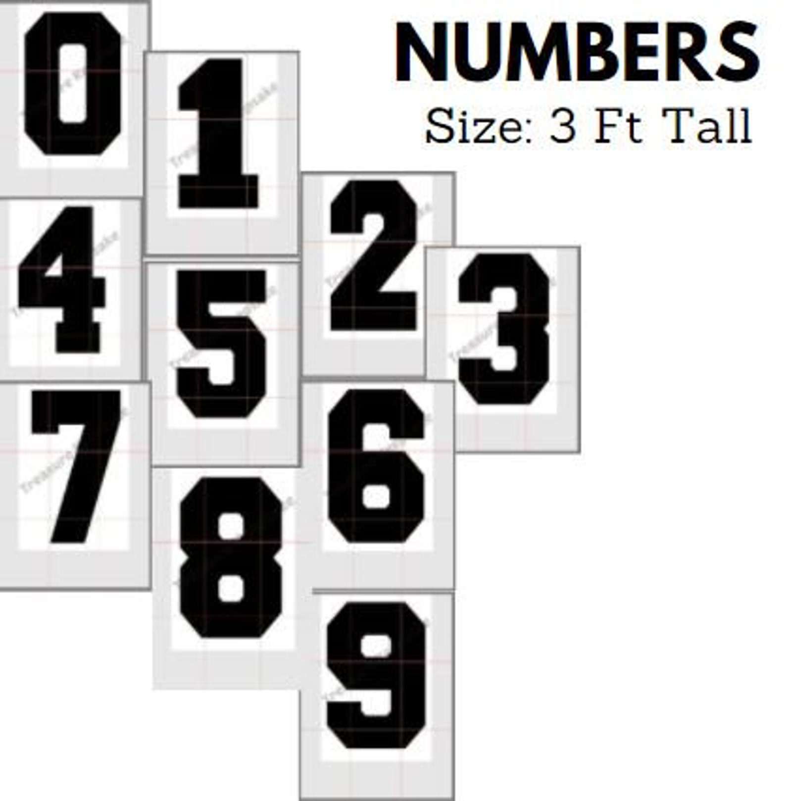 3ft-all-numbers-0-9-bundle-large-foam-number-templates-marquee-etsy