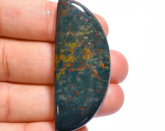 Ruvishing-Hemimorphite cabochon loose gemstone Hemimorphite Oval shape top quality handmade 44 cts size 48x20x3 # 1874