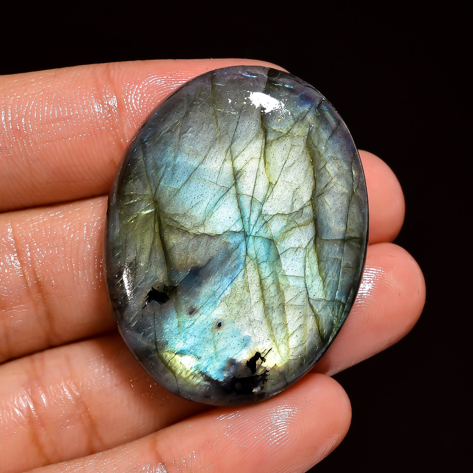 Stunning 100/% Natural Labradorite Oval Shape Cabochon Loose Gemstone 19 Ct Size 22X15X7 mm A-2671 Top Grade Quality For Making Jewelry